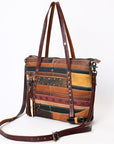 American Darling ADBG1052 Tote Hair-On Genuine Leather Women Bag Western Handbag Purse
