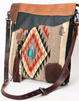 American Darling ADBG1055 Crossbody Saddle Blanket Genuine Leather Women Bag Western Handbag Purse