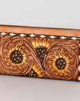 American Darling Clutch Hand Tooled Genuine Leather Women Bag Western Handbag Purse