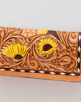 American Darling Clutch Hand Tooled Genuine Leather Women Bag Western Handbag Purse