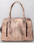 ADBG986A American Darling Crocodile Embossed Genuine Leather Women Bag Western Handbag Purse