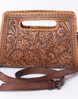 ADBG1060 American Darling Clutch Hand Tooled Genuine Leather women bag western handbag purse
