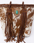 American Darling Tote Hair On Genuine Leather Women Bag Western Handbag Purse