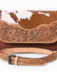 ADBG1065 American Darling Wallet Hand Tooled Hair-On Genuine Leather women bag western handbag purse