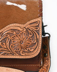 ADBG1065 American Darling Wallet Hand Tooled Hair-On Genuine Leather women bag western handbag purse