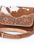 ADBG1065 American Darling Wallet Hand Tooled Hair-On Genuine Leather women bag western handbag purse
