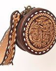 American Darling Canteen Hand Tooled Genuine Leather Women Bag Western Handbag Purse