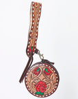 American Darling Canteen Hand Tooled Genuine Leather Women Bag Western Handbag Purse