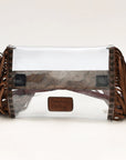 American Darling ADBGZ718 Clear Bag Hand Tooled Genuine Leather Women Bag Western Handbag Purse