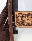 American Darling ADBGZ719 Clear Bag Hand Tooled Genuine Leather Women Bag Western Handbag Purse