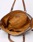 American Darling Crocodile Embossed Genuine Leather Women Bag Western Handbag Purse