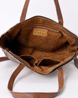 American Darling Crocodile Embossed Genuine Leather Women Bag Western Handbag Purse