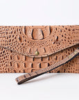 American Darling Crocodile Embossed Genuine Leather Women Bag Western Handbag Purse