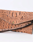 American Darling Crocodile Embossed Genuine Leather Women Bag Western Handbag Purse