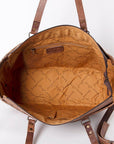 American Darling Crocodile Embossed Genuine Leather Women Bag Western Handbag Purse