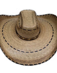 Lonestar Straw Cowboy Hat For Men & Women Breathable Western Wide Brim for Sun Protection