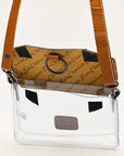 American Darling ADBGZ720 Clear Bag Hand Tooled Genuine Leather Women Bag Western Handbag Purse