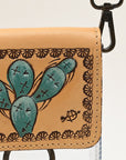 American Darling ADBGZ721 Clear Bag Hand Tooled Genuine Leather Women Bag Western Handbag Purse