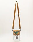 American Darling ADBGZ721 Clear Bag Hand Tooled Genuine Leather Women Bag Western Handbag Purse
