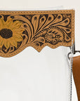 American Darling ADBGZ725 Clear Bag Hand Tooled Genuine Leather Women Bag Western Handbag Purse