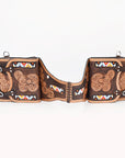 Hilason Western Horse Leather Saddle Bag Heavyduty Traditional Trail Ride