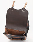 Hilason Western Horse Leather Saddle Bag Heavyduty Traditional Trail Ride