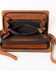 Ohlay Bags KBM101E Organiser Hand Tooled Genuine Leather Women Bag Western Handbag Purse