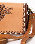 Ohlay Bags KBM101E Organiser Hand Tooled Genuine Leather Women Bag Western Handbag Purse