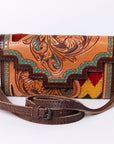 American Darling Hand Tooled Genuine Leather Women Bag Western Handbag Purse