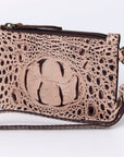 American Darling Crocodile Embossed Genuine Leather Women Bag Western Handbag Purse