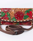 American Darling Wallet Hand Tooled Genuine Leather women bag western handbag purse