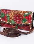 American Darling Wallet Hand Tooled Genuine Leather women bag western handbag purse