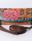 American Darling Wallet Hand Tooled Genuine Leather women bag western handbag purse