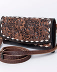 American Darling Wallet Hand Tooled Genuine Leather women bag western handbag purse