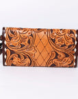 American Darling Wallet Hand Tooled Genuine Leather women bag western handbag purse