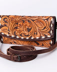 American Darling Wallet Hand Tooled Genuine Leather women bag western handbag purse