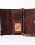 American Darling Wallet Hand Tooled Genuine Leather women bag western handbag purse