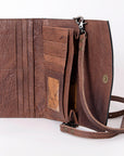American Darling Wallet Hand Tooled Genuine Leather women bag western handbag purse