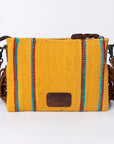 American Darling Saddle Blanket Genuine Leather Women Bag Western Handbag Purse