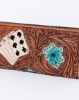 American Darling Clutch Hand Tooled Genuine Leather Women Bag Western Handbag Purse