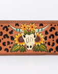 American Darling Clutch Hand Tooled Genuine Leather Women Bag Western Handbag Purse