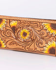 American Darling Clutch Hand Tooled Genuine Leather Women Bag Western Handbag Purse