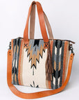 American Darling Tote Saddle Blanket Genuine Leather Women Bag Western Handbag Purse