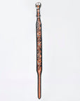 HILASON Western Genuine Leather Heavy Duty Dog Collar Floral Tooled