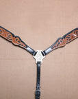 COMFYTACK Western Horse Headstall Breast Collar Tack Genuine American Leather