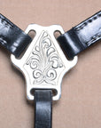 COMFYTACK Western Horse Headstall Breast Collar Tack Genuine American Leather