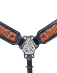 COMFYTACK Western Horse Headstall Breast Collar Tack Genuine American Leather