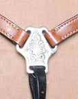 COMFYTACK Western Horse Headstall Breast Collar Tack Genuine American Leather