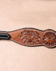 COMFYTACK Western Horse Headstall Breast Collar Tack Genuine American Leather
