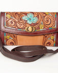 American Darling Hand Tooled Genuine Leather Women Bag Western Handbag Purse
